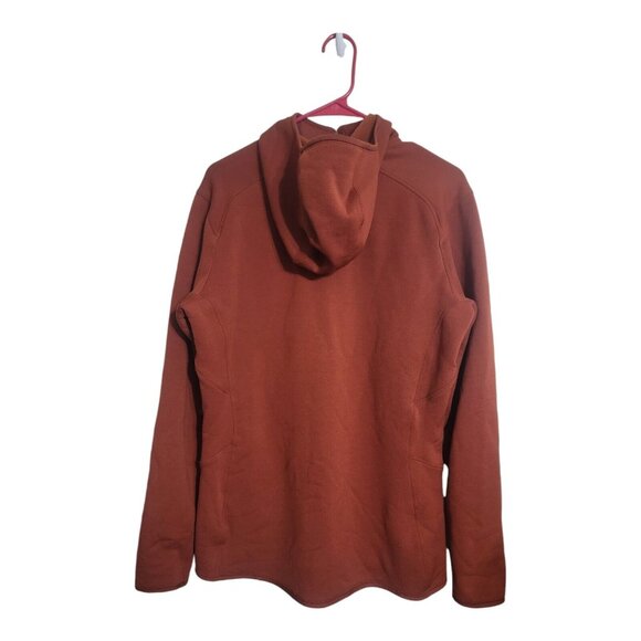Arc'teryx Hoodie Women XL Orange Kyanite Hoody Zip Fleece Gorpcore Camping - Picture 2 of 8